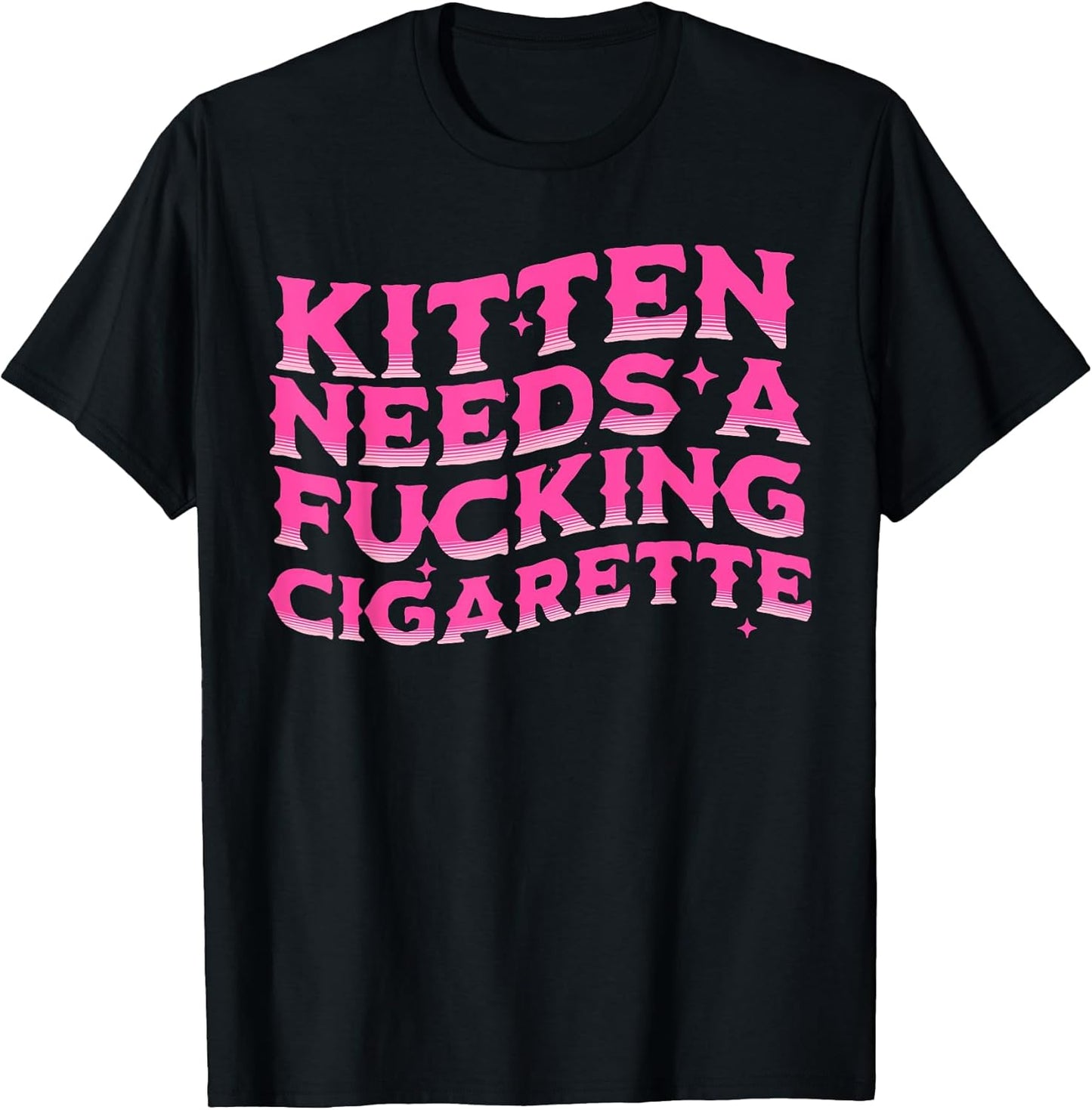 Kitten Needs a Cigarette Cat Meme Funny cat Humor Joke