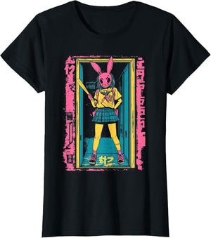 Creepy Girl Bunny Grunge Slasher Pastel Goth Anime Horror