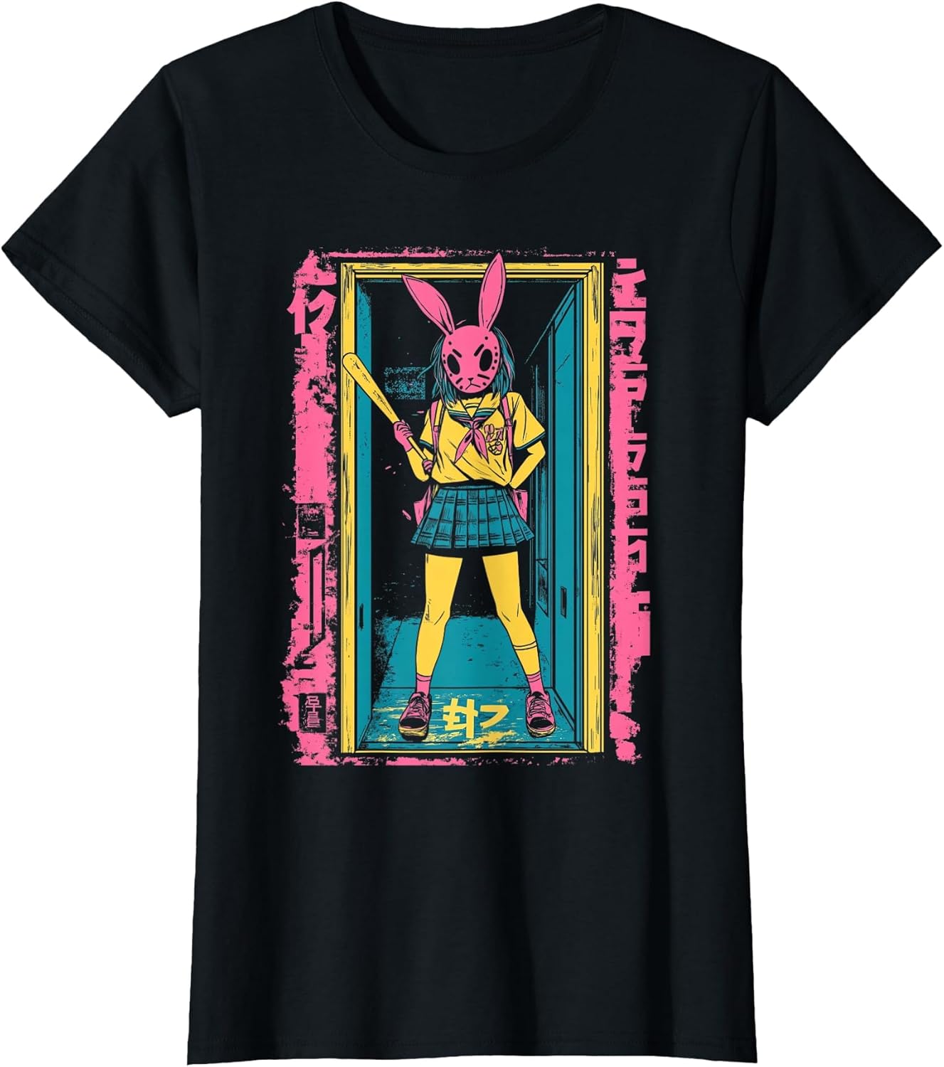 Creepy Girl Bunny Grunge Slasher Pastel Goth Anime Horror