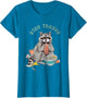 Stay Trashy Raccoon Funny Women