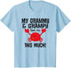 Kids My Grammy and Grampy Love Me Gift Grandson