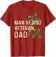 Man of God Veteran Dad Christian Jesus Camouflage Army Camo