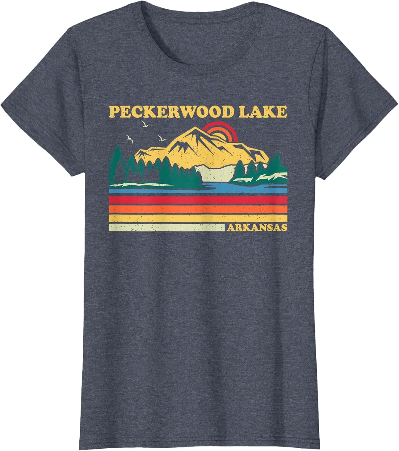 Vintage Retro Family Vacation Arkansas Peckerwood Lake