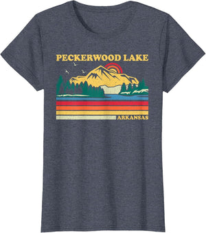 Vintage Retro Family Vacation Arkansas Peckerwood Lake