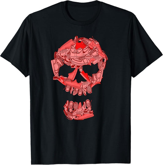 Big Ol' Sneaker Head Red Colour Graphic