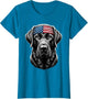 Black Labrador Patriotic Lab 4th of July USA American Flag