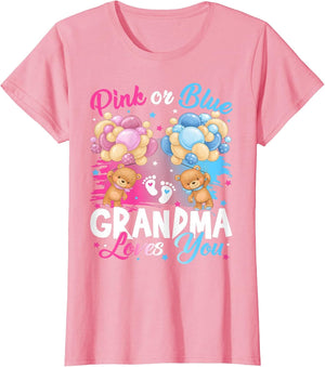 Bears Pink Or Blue Grandma Loves You Gender Reveal