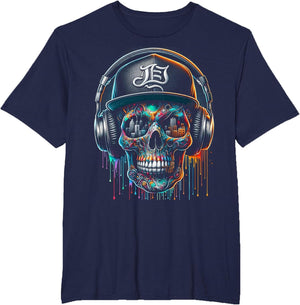 Dripping Paint Skull | Men Women XS - 6XL | Graphic