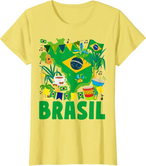 Brasil Flag Outfit Idea for Kids Brazil & Brazilian Flag