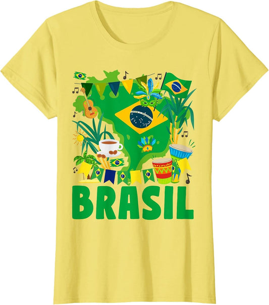 Brasil Flag Outfit Idea for Kids Brazil & Brazilian Flag