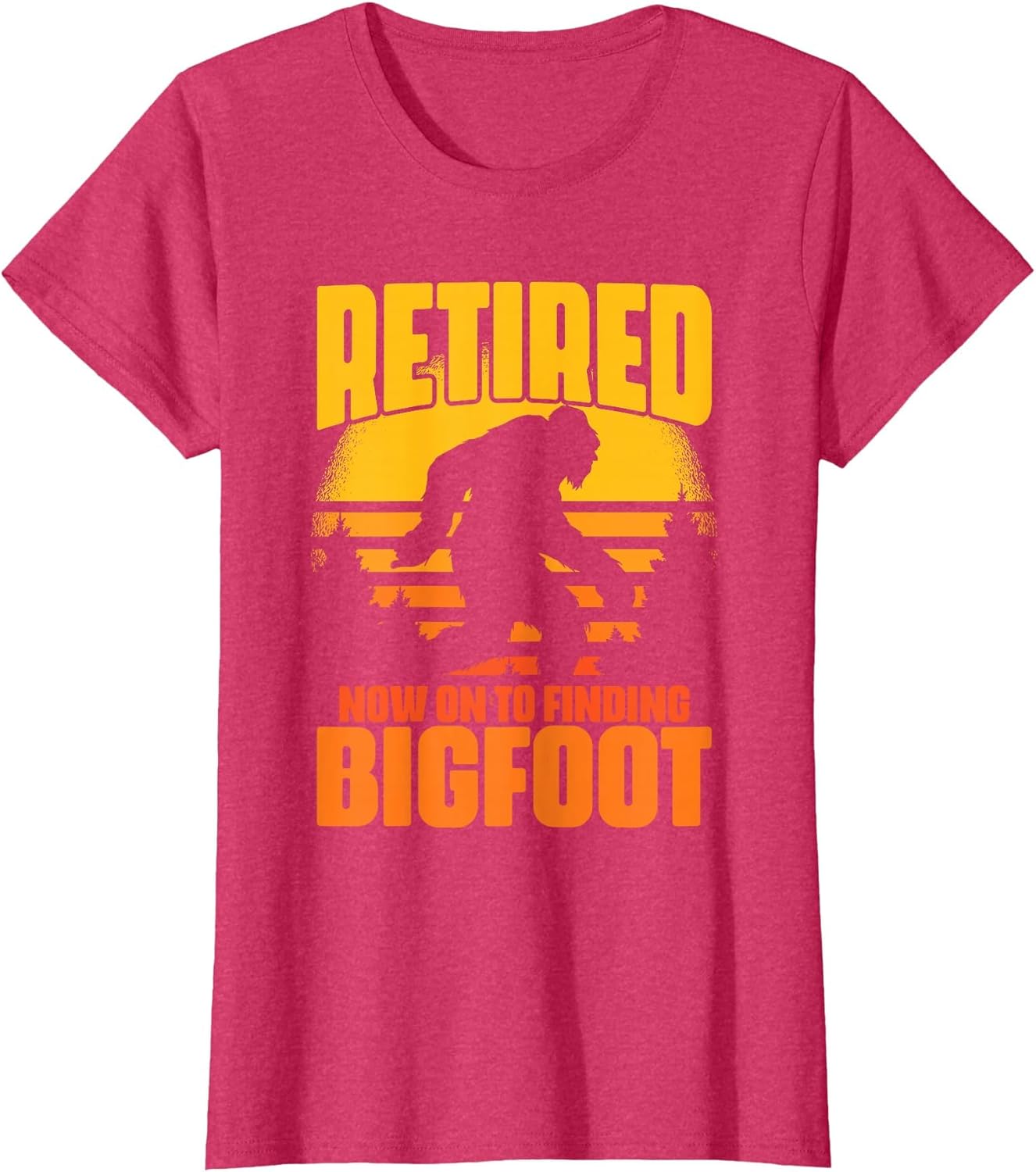 Retro Retired Finding Bigfoot Retirement Sasquatch Saying