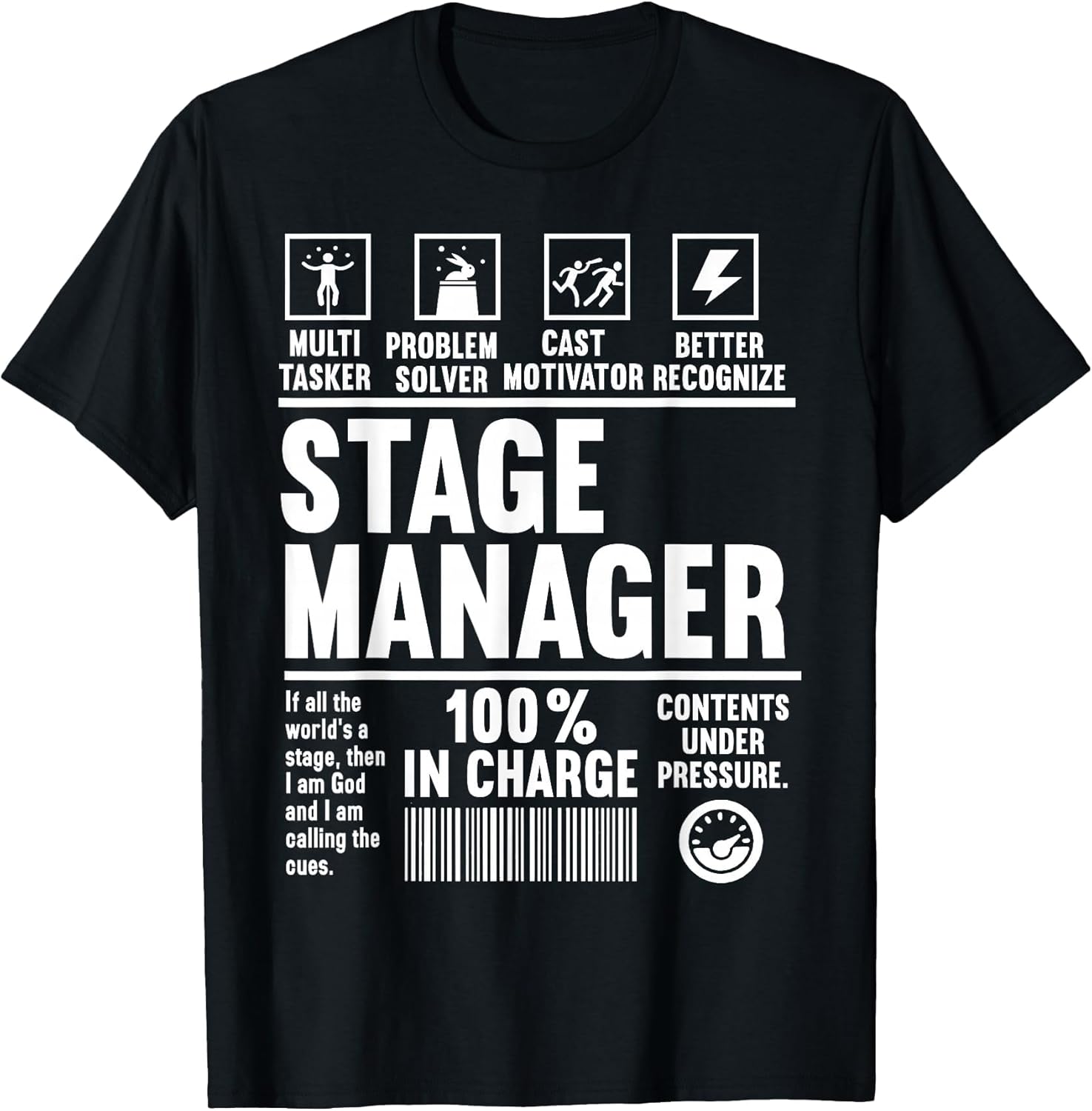 Stage Manager Stage Crew Theatre Tech Theater