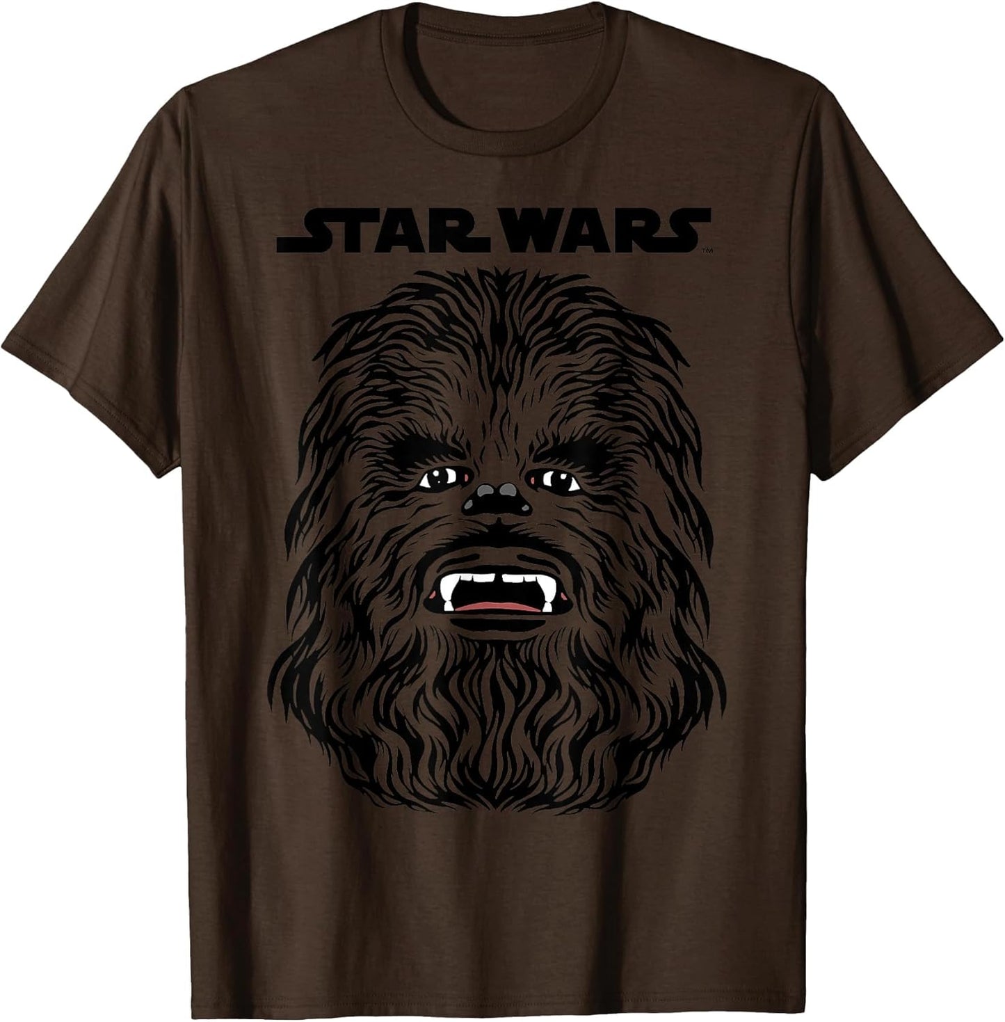 Star Wars Chewbacca Title Logo Big Face Costume Halloween