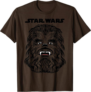 Star Wars Chewbacca Title Logo Big Face Costume Halloween
