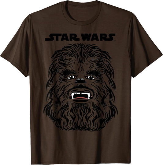 Star Wars Chewbacca Title Logo Big Face Costume Halloween