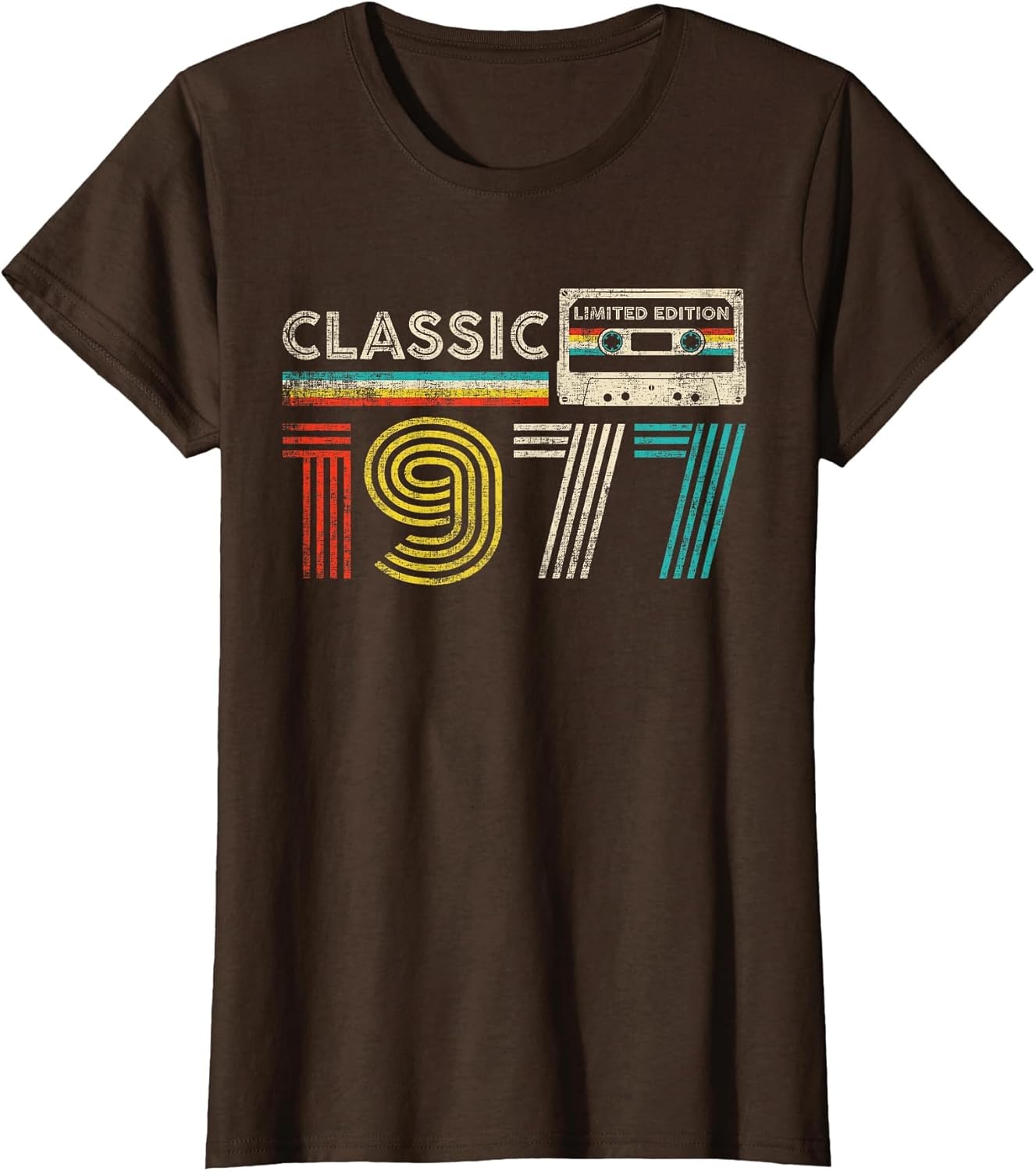 Classic 1977 Vintage 1977 Cassette Tape Men Women Birthday