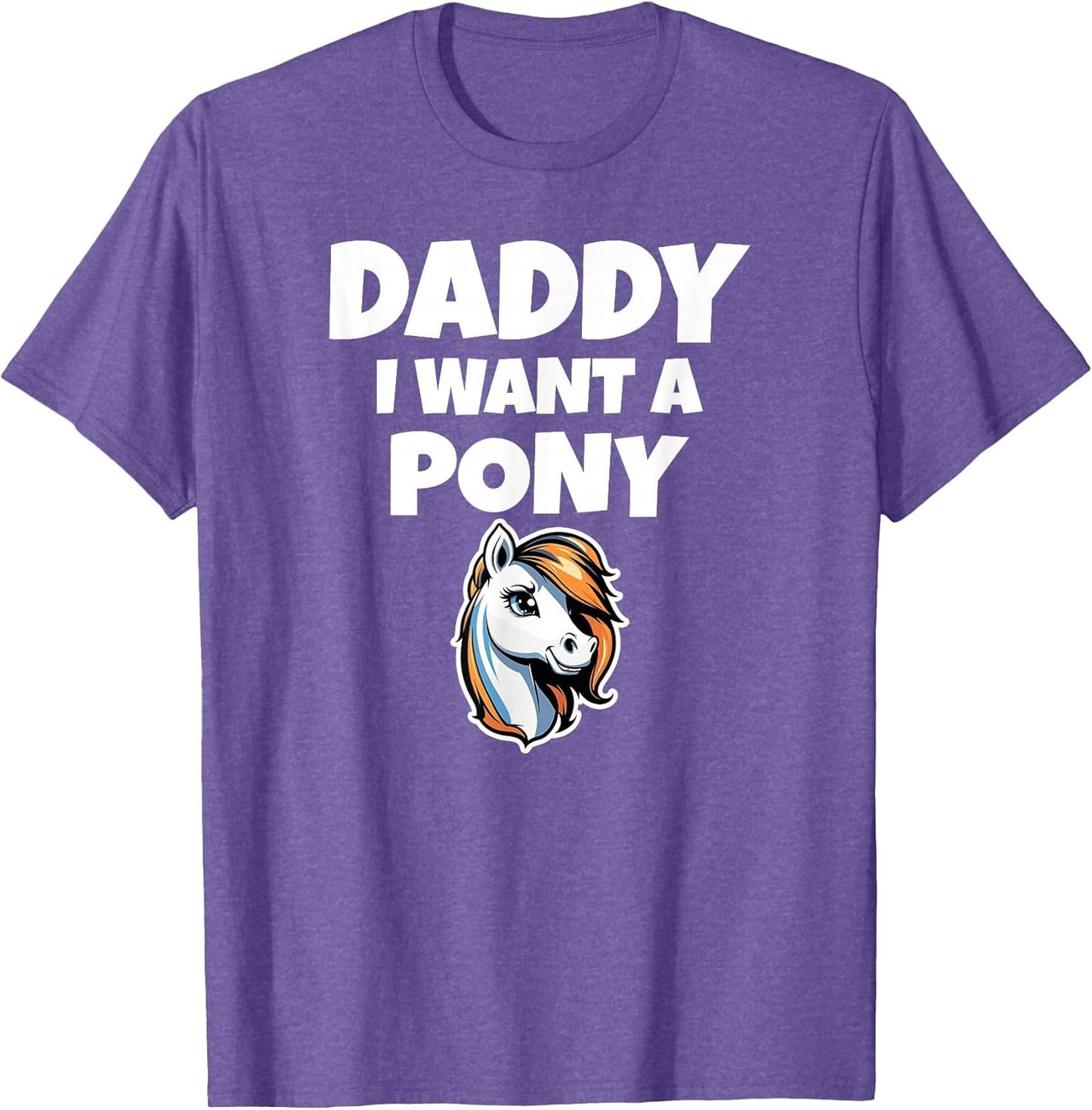 Daddy I Want A Pony. Fun Spoilt Brat. Horse