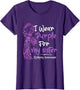 I Wear Purple for My Sister Epilepsy Awareness Month Support