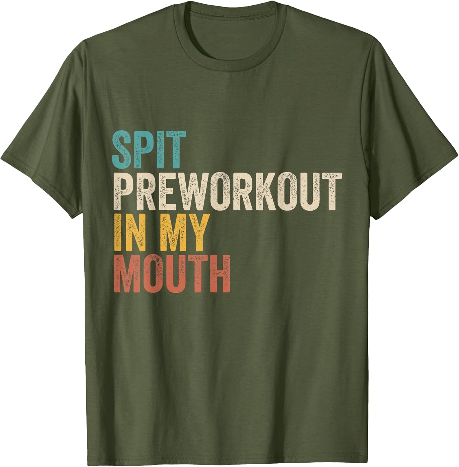 Spit Preworkout in My Mouth Funny Gym Bodybuilder Training