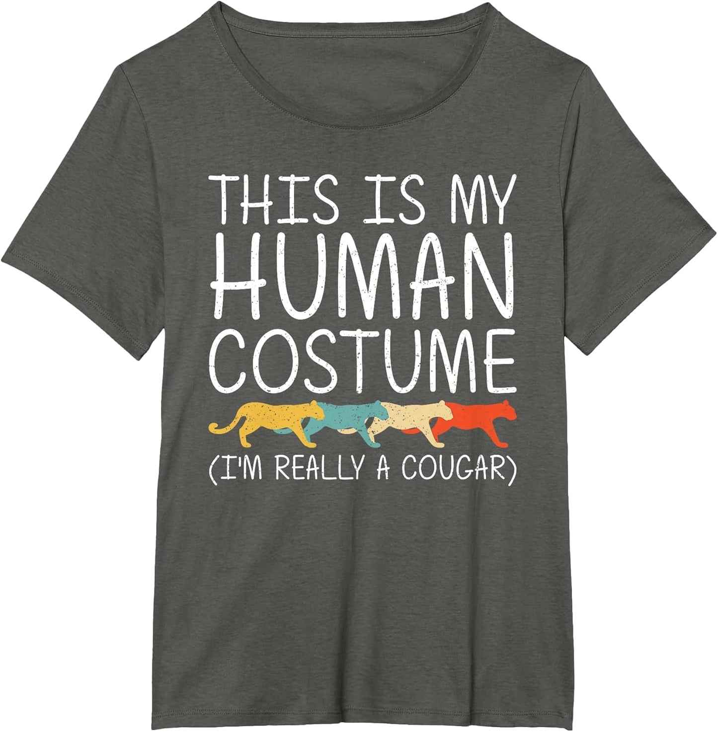Cougar Halloween Human Costume Puma Animal Easy DIY Gift