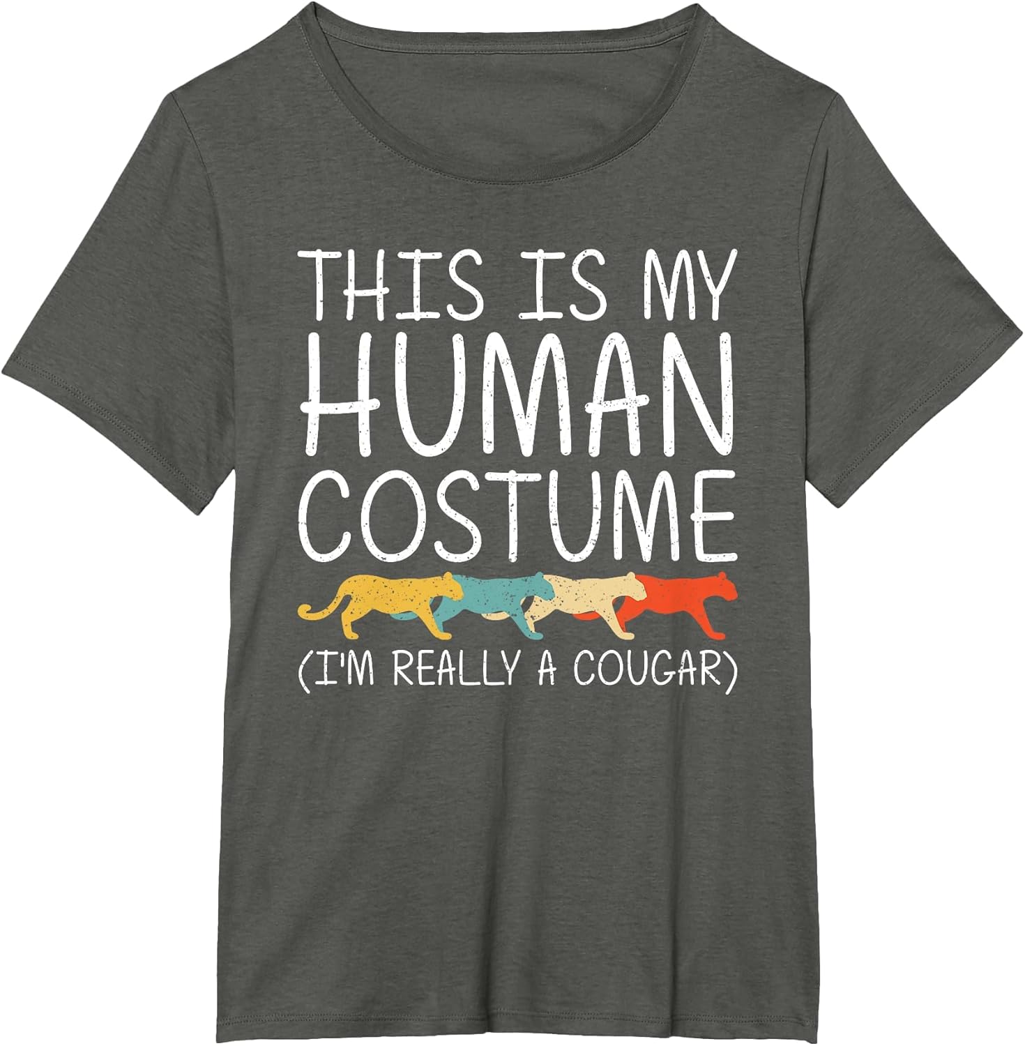 Cougar Halloween Human Costume Puma Animal Easy DIY Gift