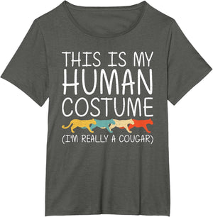 Cougar Halloween Human Costume Puma Animal Easy DIY Gift