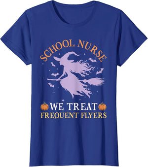 School Nurse We Treat Frequent Flyers Cute Halloween