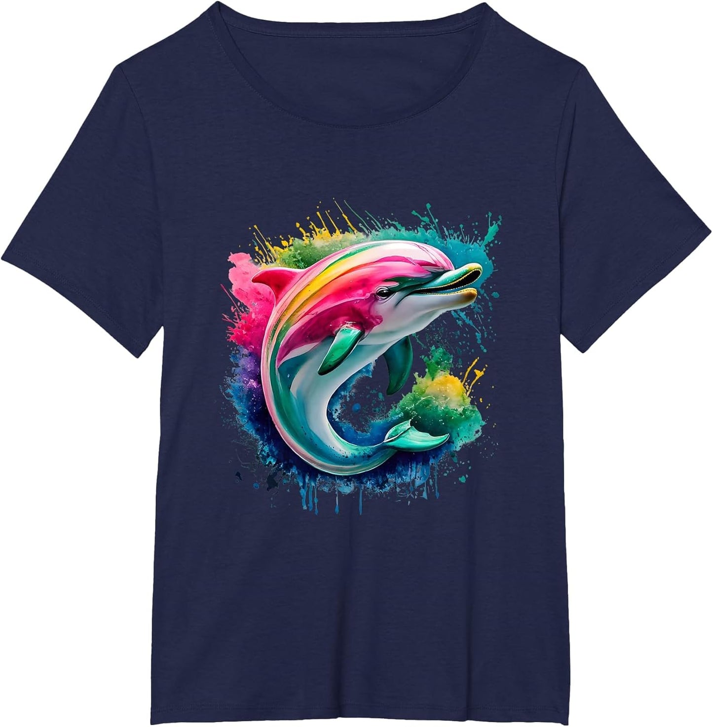 Dolphin Men's/Women's Colourful Watercolour Dolphin