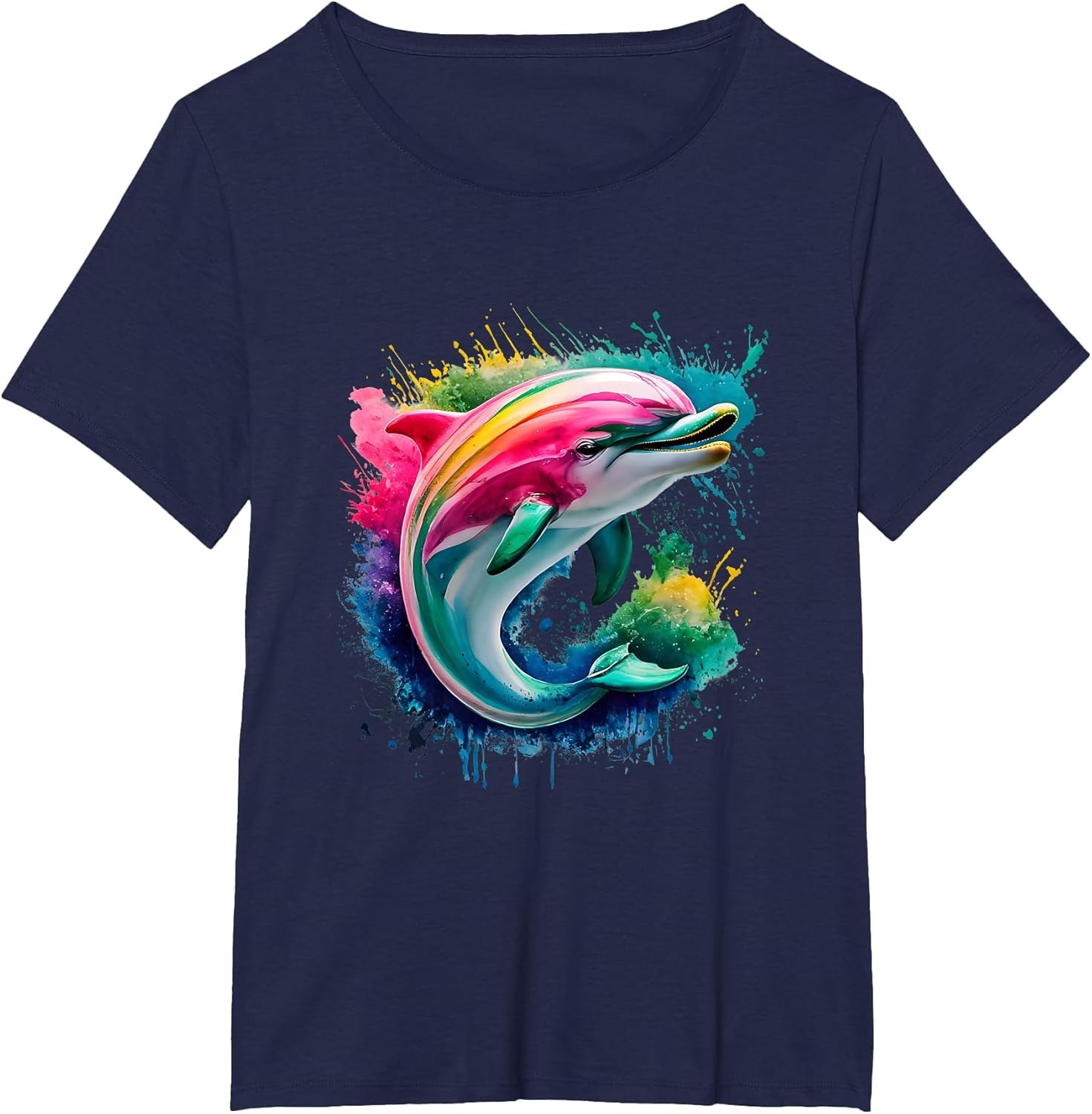 Dolphin Men's/Women's Colourful Watercolour Dolphin