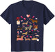Cute Dachshund Valentine Heart Lover Doxie in Dog Dress