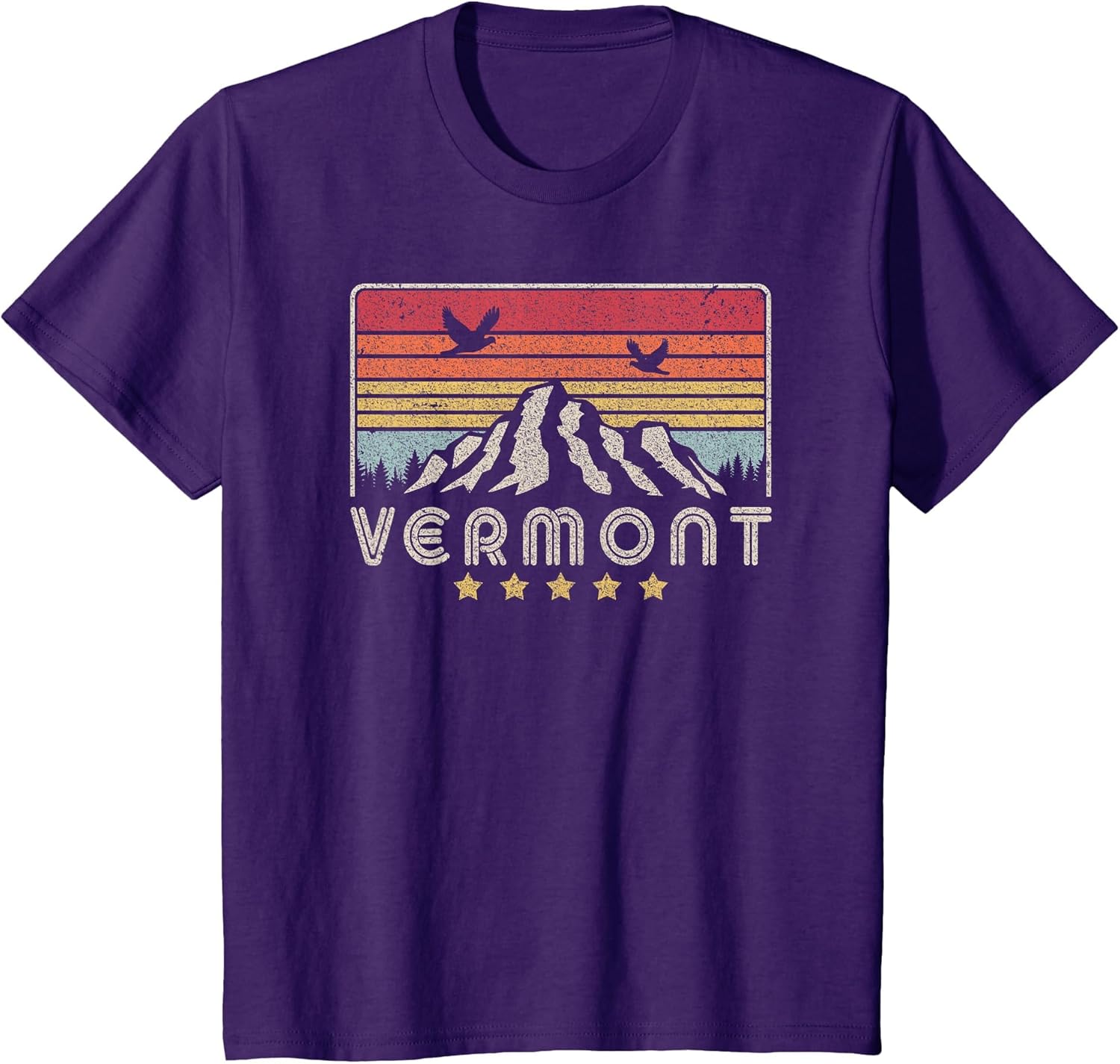 Vermont Shirt. Retro Style VT, USA