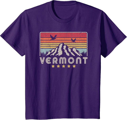 Vermont Shirt. Retro Style VT, USA