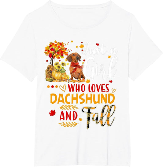 Autumn Tree Dachshund Thanksgiving Pumpkin Dog Fall Leaf