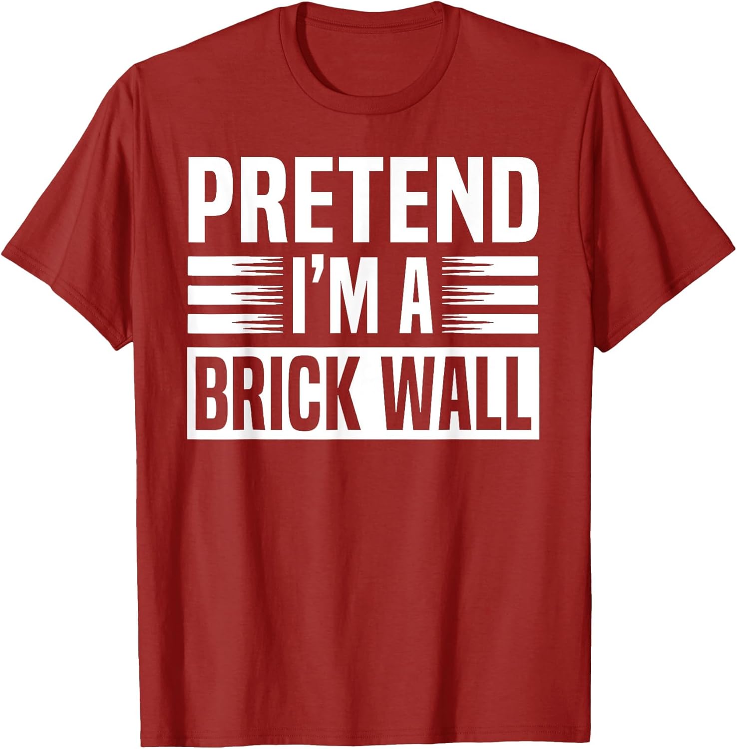 Pretend Im A Brick Wall Funny Easy Lazy Halloween Costume