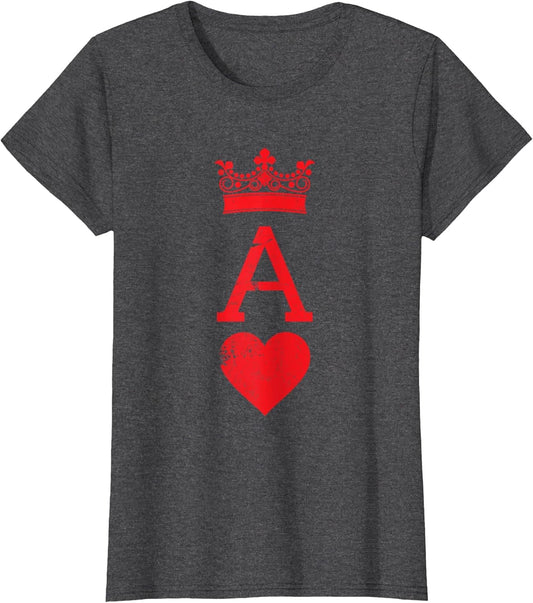 Ace of Hearts Blackjack Cards Halloween Matching Couple
