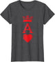 Ace of Hearts Blackjack Cards Halloween Matching Couple