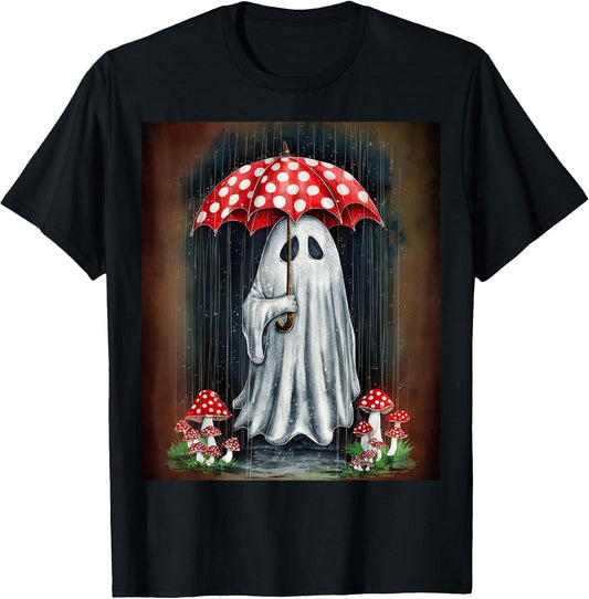 Spooky Cottagecore Ghost - Halloween Mushroom Delight