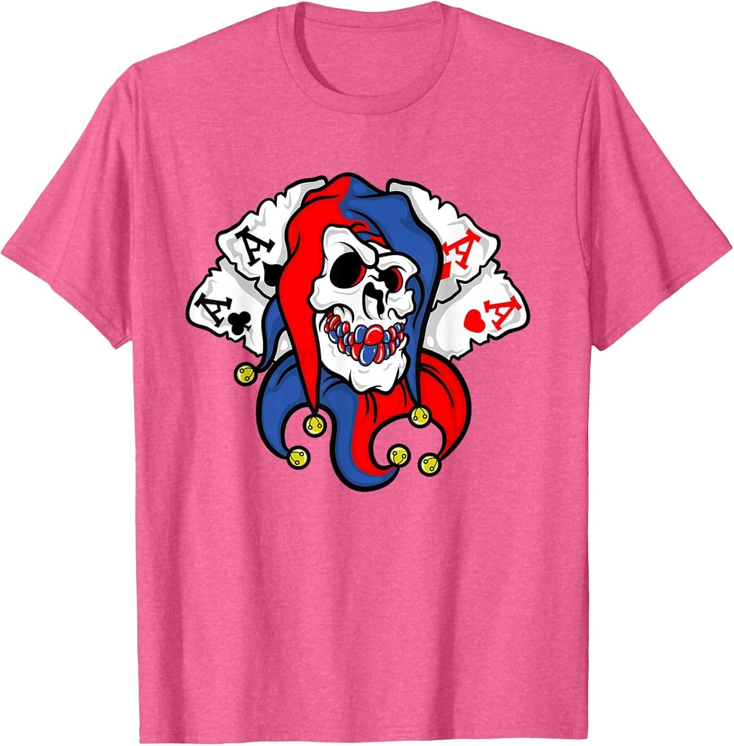 Joker Skull Face Poker Playing Card Sarcasm Smile