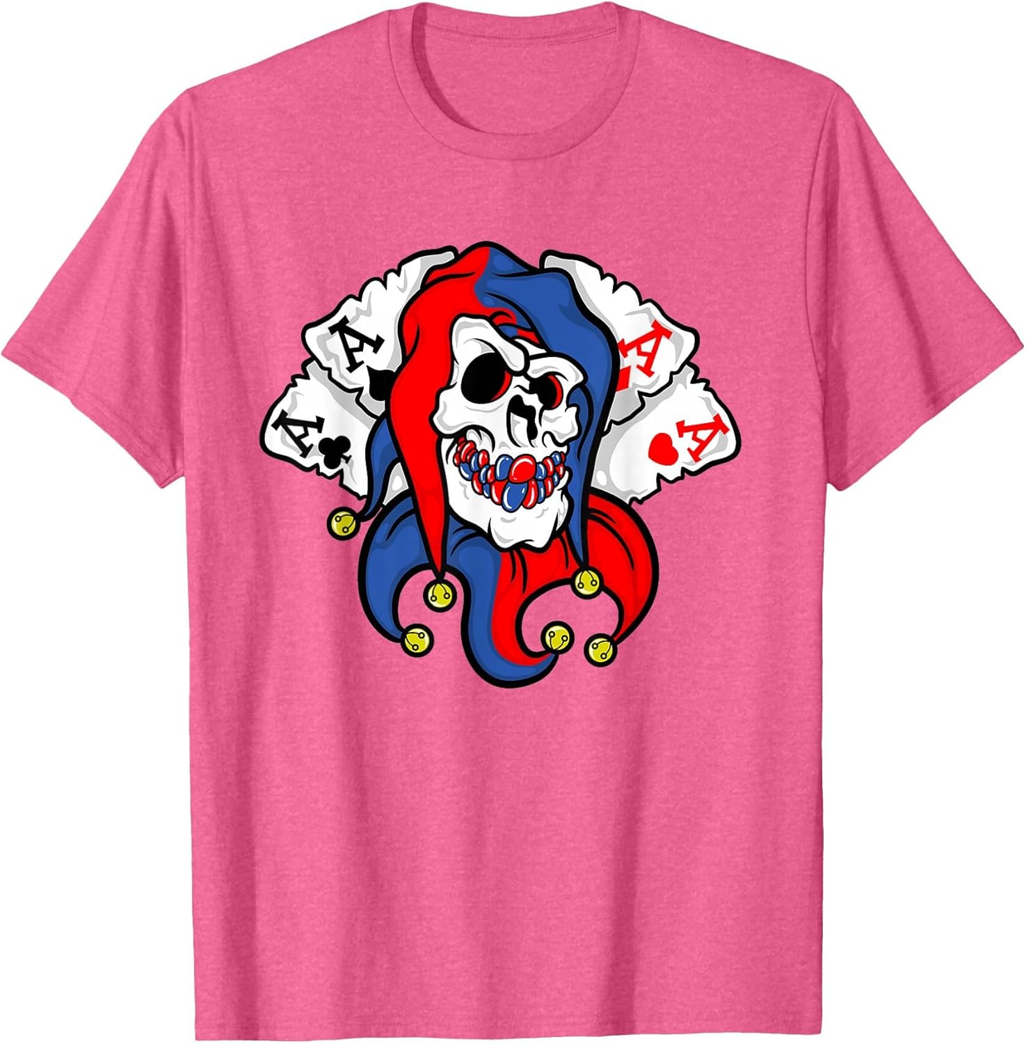 Joker Skull Face Poker Playing Card Sarcasm Smile