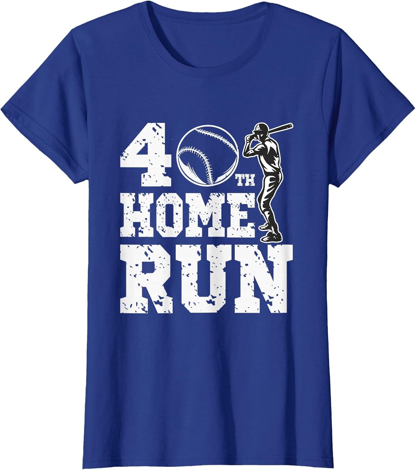 Funny Baseball 40th Home Run 40 Year Old 40th Birthday Shirt