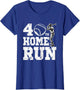 Funny Baseball 40th Home Run 40 Year Old 40th Birthday Shirt