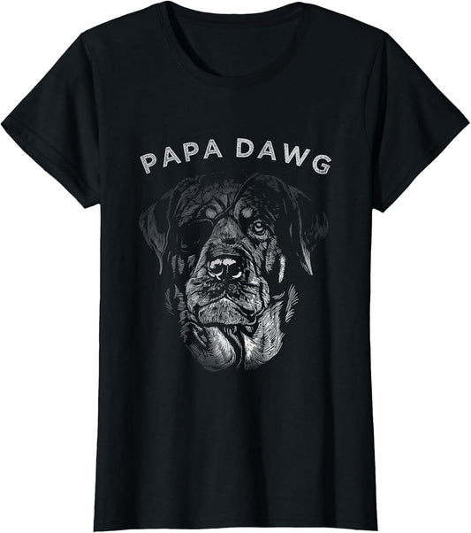 Papa Dawg Rottweiler Gifts /Women/Kids Pet Lover