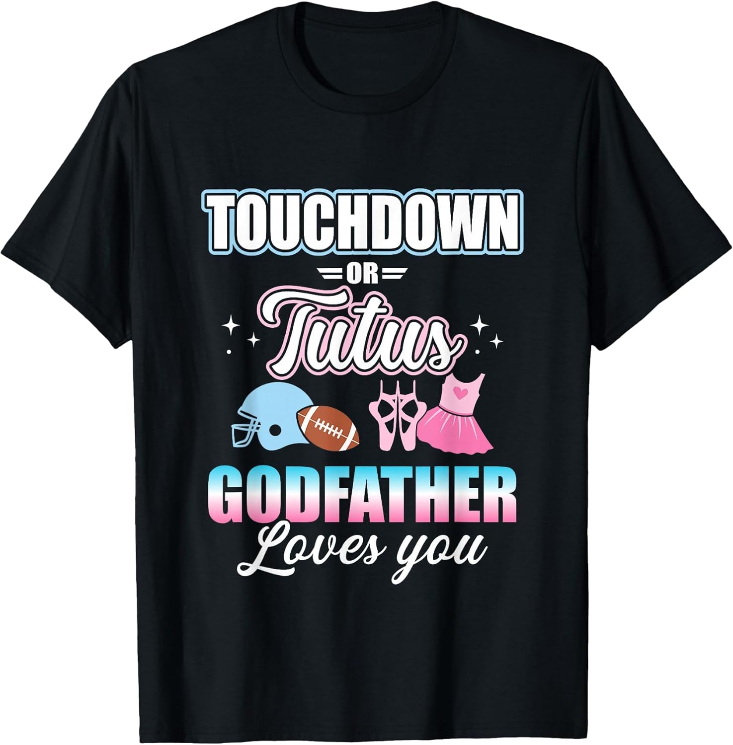 Gender Reveal Touchdowns or Tutus Godfather Baby Party