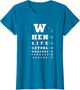 When Life Gets Blurry, Eye Doctor Snellen Chart Optometrist