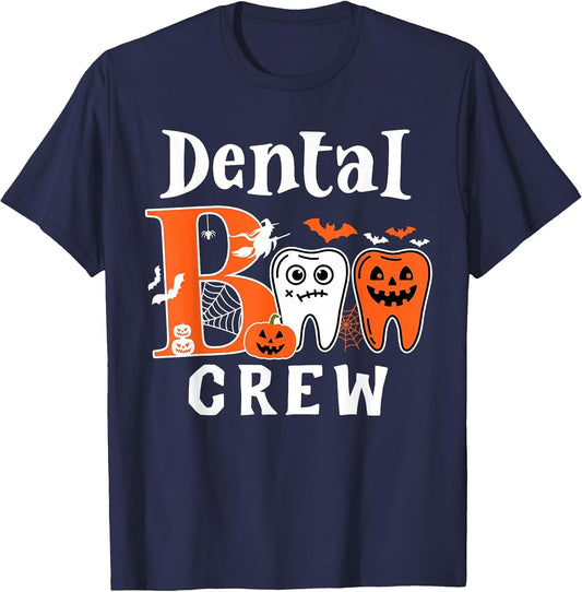 Halloween Dental Boo Crew Dentist Costume Teeth Women Men
