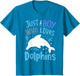 Kids Dolphin Just A Boy Who Loves Dolphins Gift