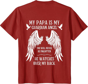 My Papa is My Guardian Angel in Heaven Memory Memorial