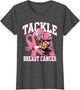 Tackle Breast Cancer Pink Ribbon American Fantasy Football
