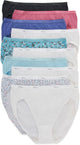 Hanes Women's Underwear Pack, 10-Pack, Full-Coverage Cotton Blend Panties, Moisture-Wicking Underwear