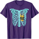 Skeleton Rib cage Men's Beer Lover Funny Halloween Drinking